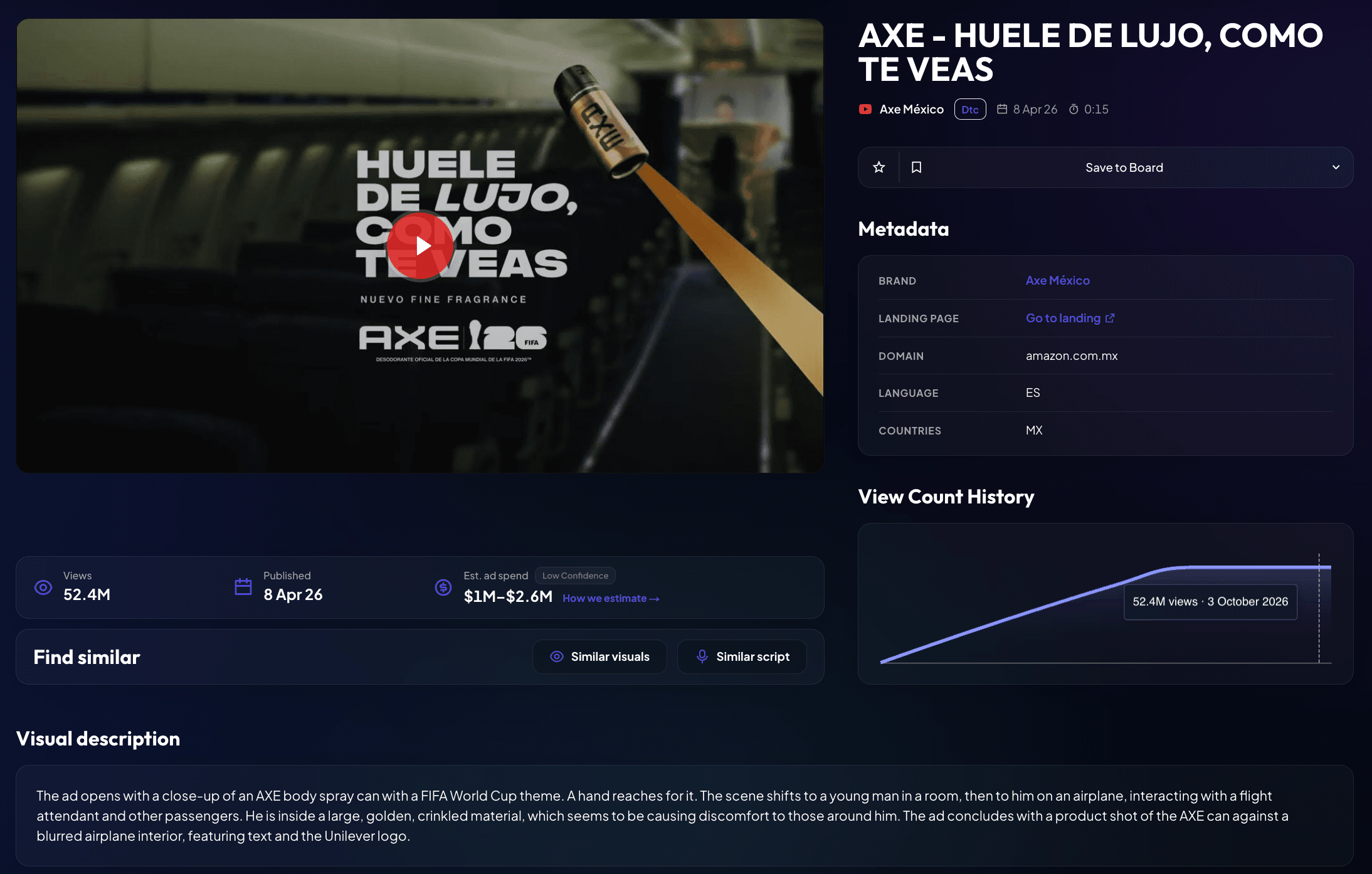 AXE México «Huele de lujo, como te veas.png